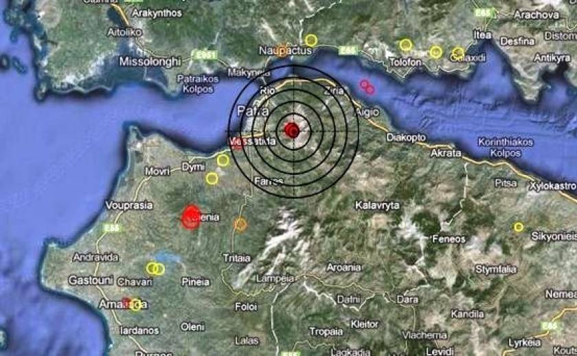 Σεισμός 3,5 Ρίχτερ στην Πάτρα