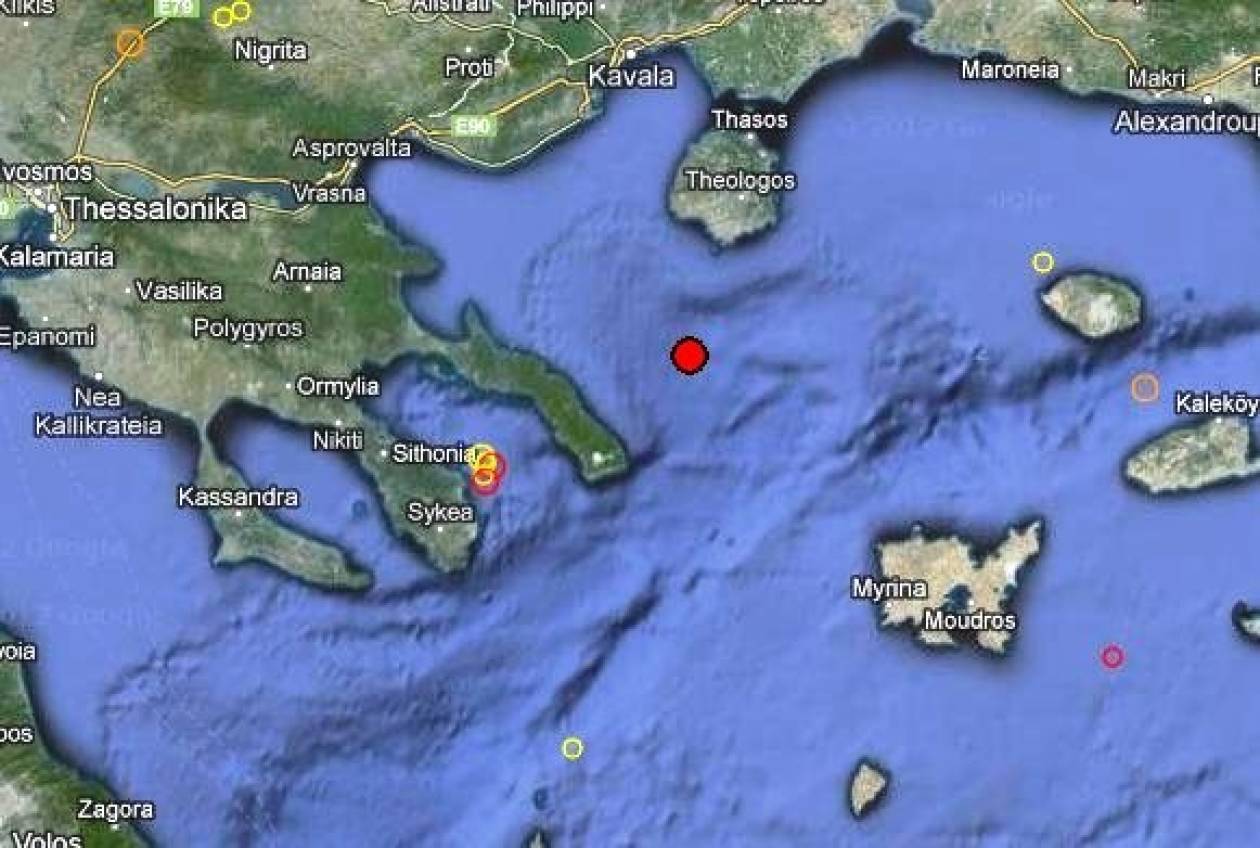 Σεισμός 3,1 Ρίχτερ στο Βόρειο Αιγαίο