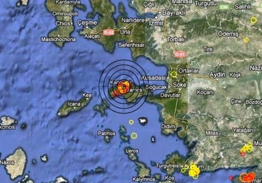 Σεισμός 3,5 Ρίχτερ στη Σάμο