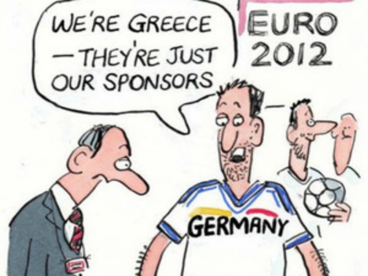 Guardian: Με χορηγό τη Γερμανία η Ελλάδα στο Euro 2012