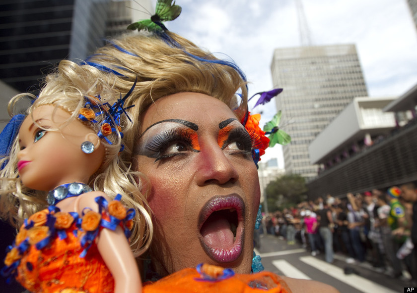 Gay Parade: To Σάο Παόλο έγινε πολύχρωμο! (pics)