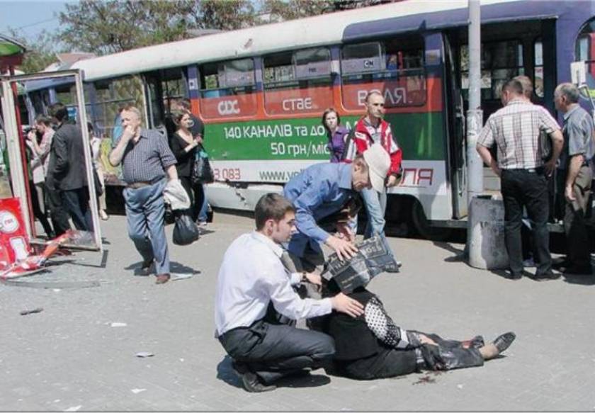 Έκρηξη στο τραμ ουκρανικής πόλης