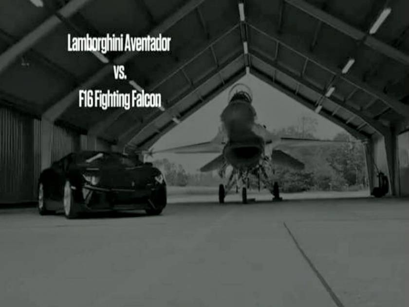 Βίντεο: Lamborghini κάνει κόντρα με F-16 – Ποιος κέρδισε;