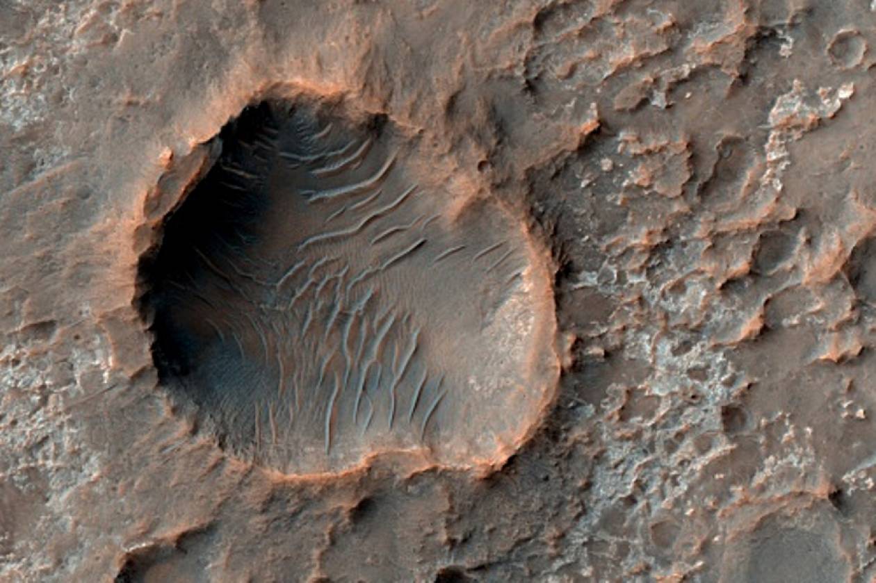 Μετρήθηκαν οι κρατήρες του Άρη