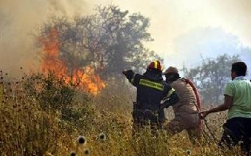 Νέα πυρκαγιά στην Λουμπάρδα Κορωπίου