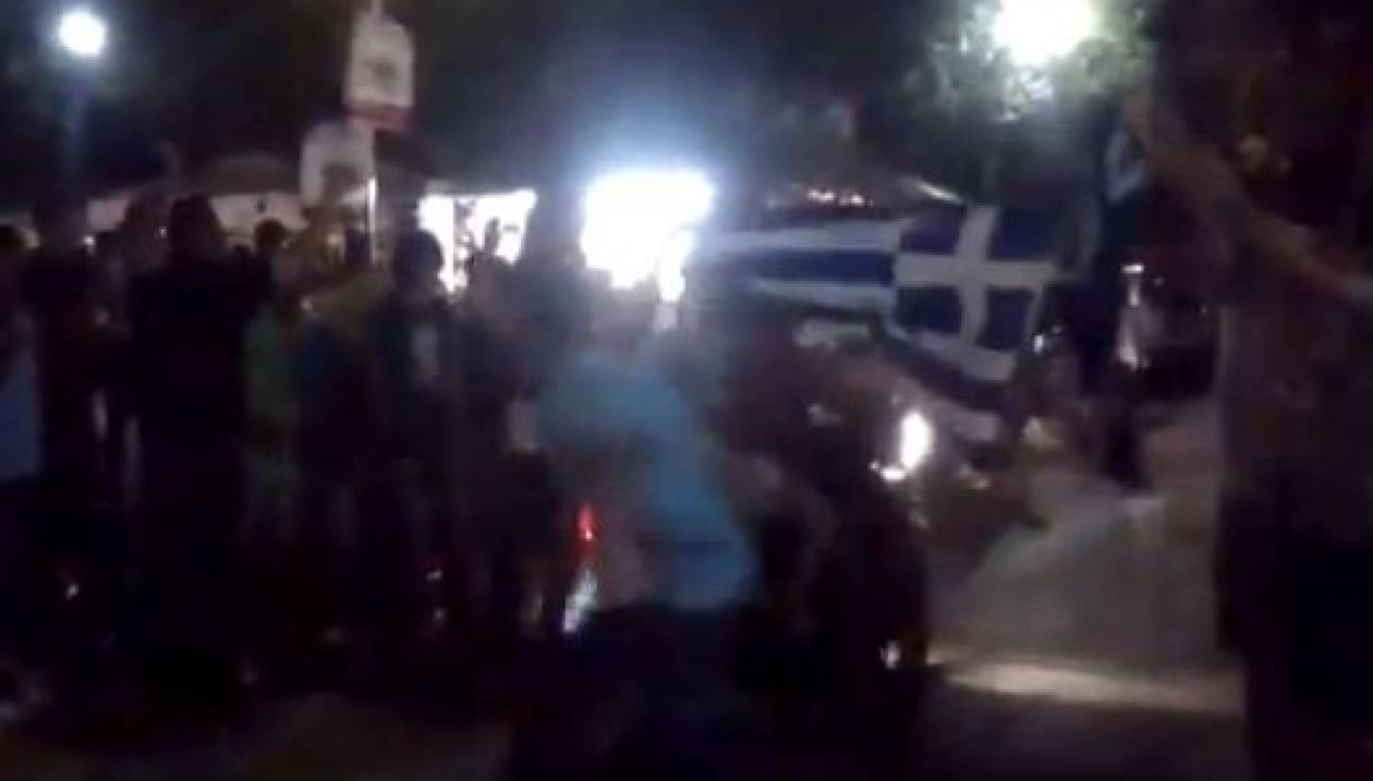 Euro 2012: Βάφτηκε… μπλε η Κέρκυρα! (video)