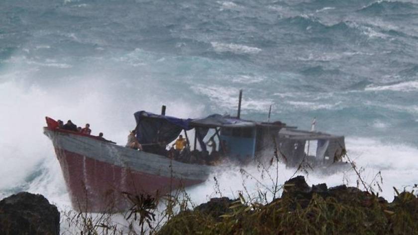 150 άτομα αγνοούνται μετά από ναυάγιο στην Αυστραλία