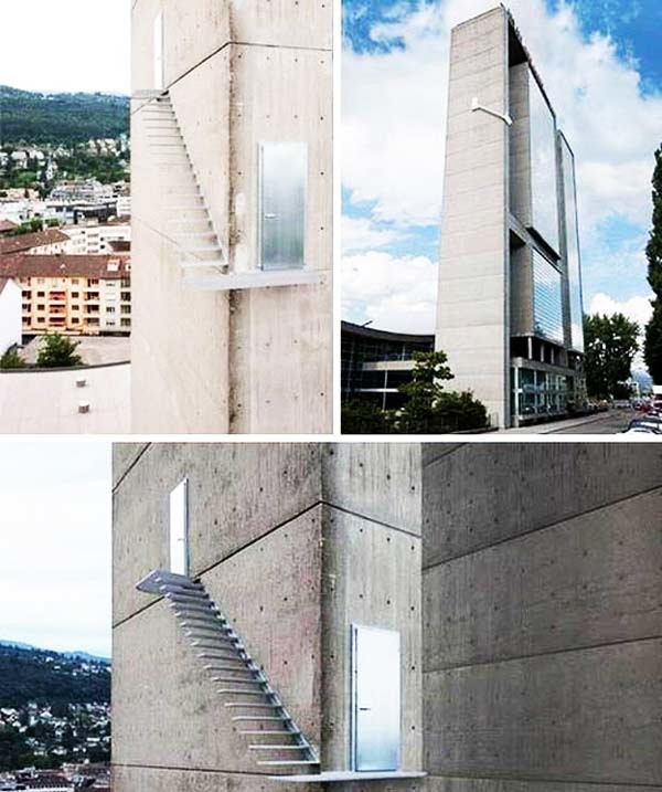 Η πιο τρομακτική εξωτερική σκάλα που έχετε δει! (pics)