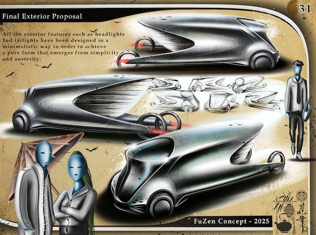 Ένας 24χρονος Έλληνας σχεδίασε το αυτοκίνητο του 2025! (pics)