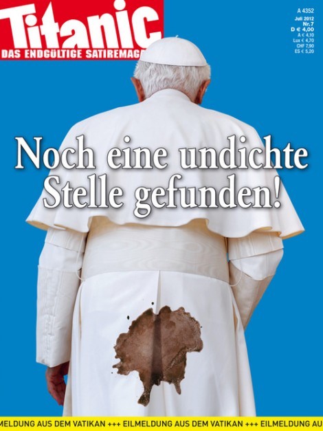 Γερμανικό περιοδικό…  λέρωσε τον Πάπα στα επίμαχα σημεία