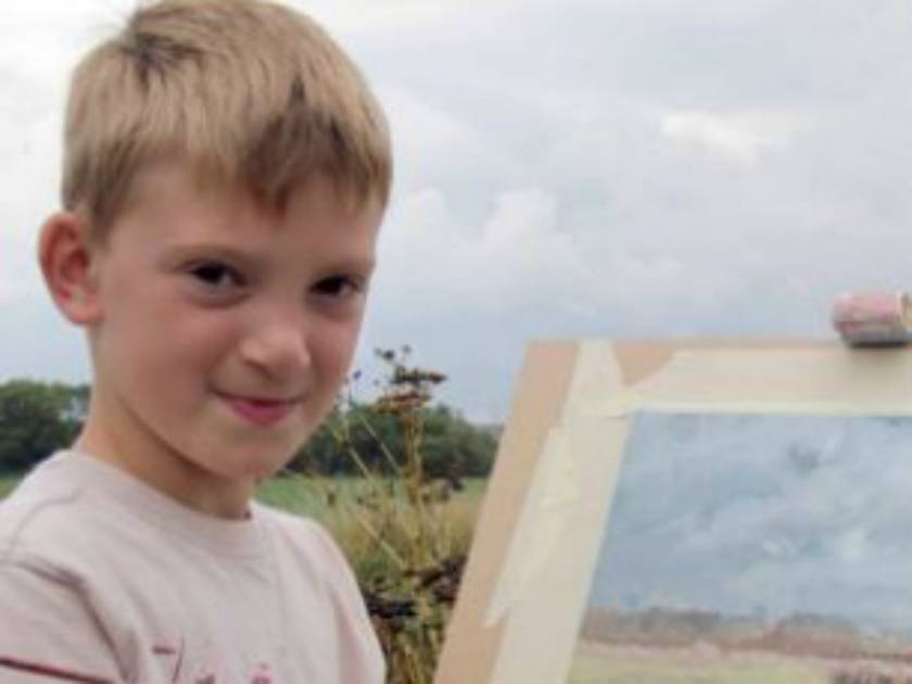 9χρονος έβγαλε σε 15 λεπτά 250.000 δολάρια πουλώντας τους πίνακες του