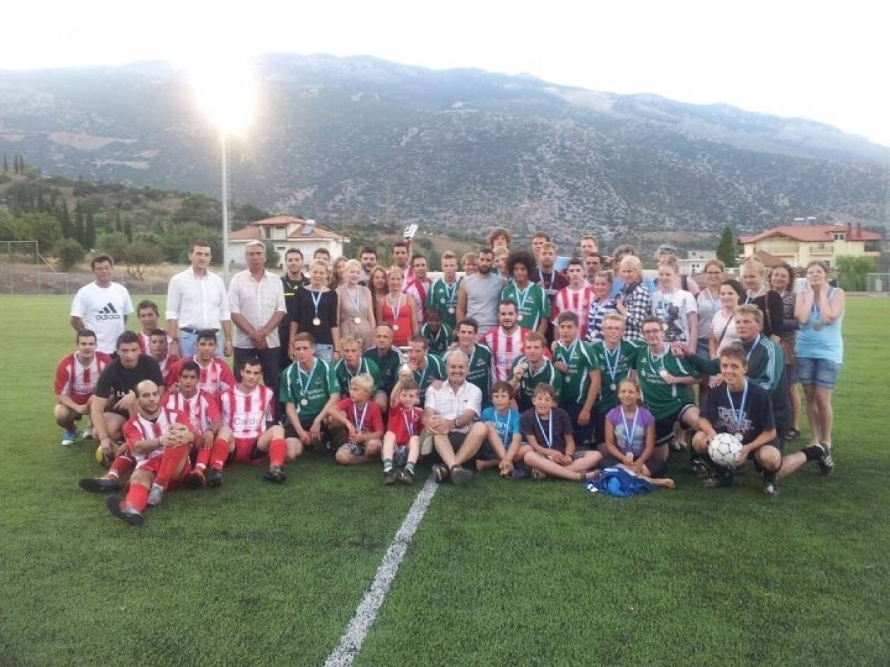 Ελληνογερμανική ποδοσφαιρική μάχη στο Μαρτυρικό Δίστομο!