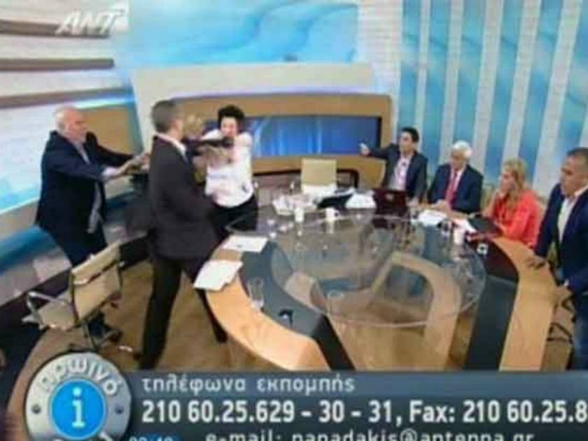 Καυγάδες στην ελληνική τηλεόραση που δε ξεχάσουμε ποτέ! (vid)
