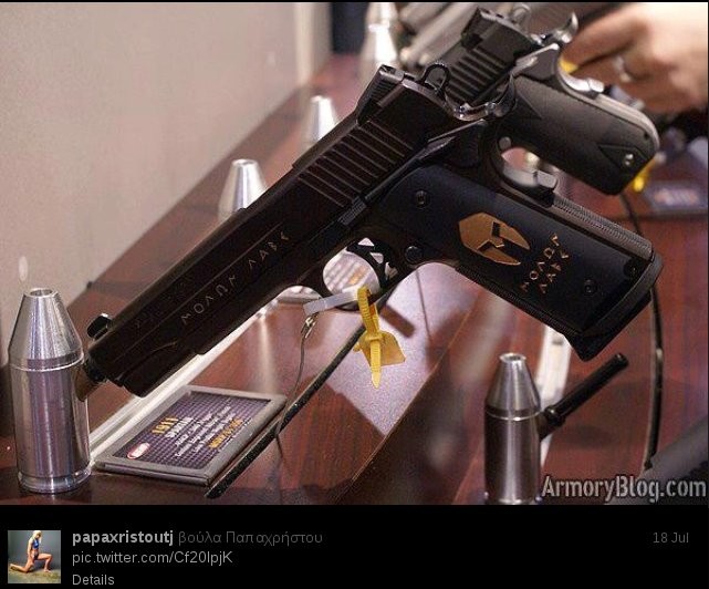 Βούλα Παπαχρήστου: Ανέβασε στο Twitter φωτό με ένα 45αρι όπλο!