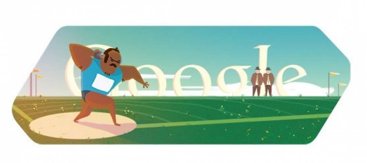 Ολυμπιακοί Αγώνες 2012: Σφαιροβολία στο σημερινό Doodle της Google