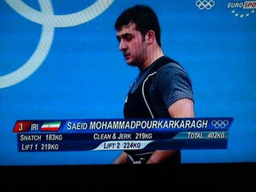 Ο αθλητής που ονομάζεται Saeid Mohammadpourkarkaragh