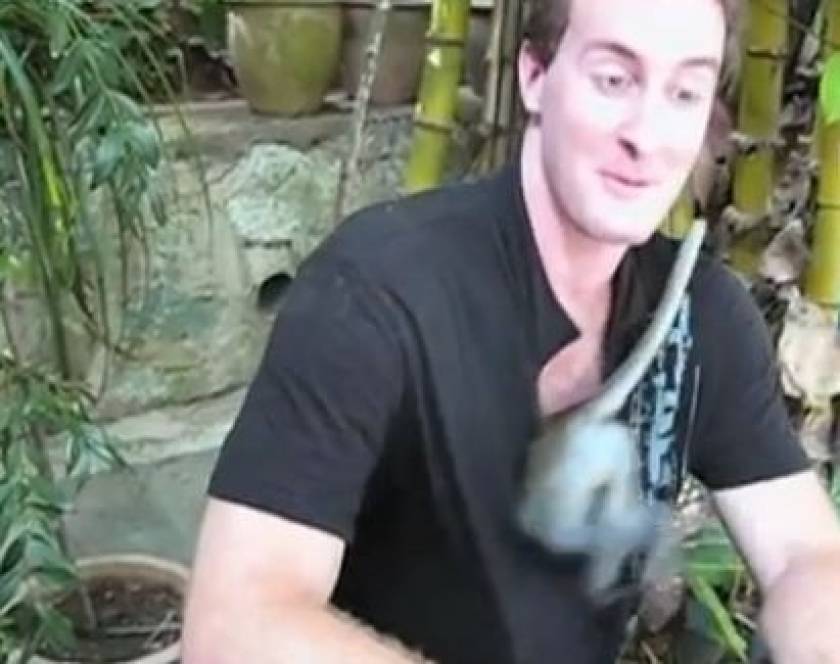 Video: Η μαϊμού μπήκε στη μπλούζα