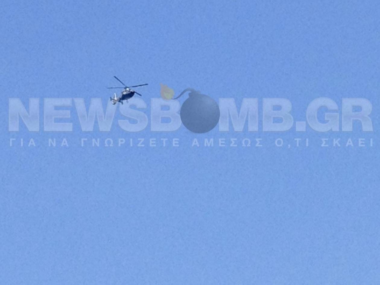 Αποκλειστικό: Αδιάκοπες έρευνες από τo ελικόπτερo στην Πάρο