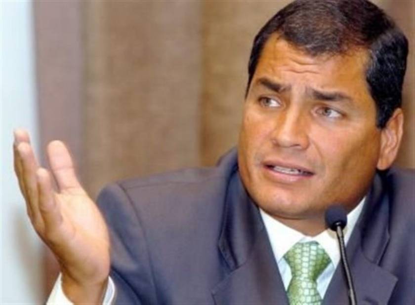 Στήριξη στον Ασάνζ από τον πρόεδρο του Ισημερινού