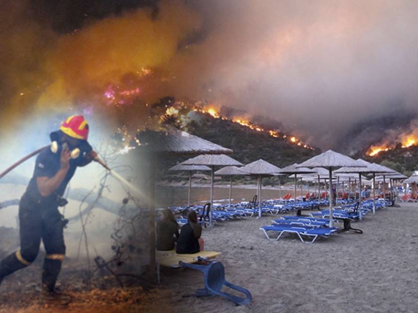 Χίος: Συνεχίζεται για δεύτερη ημέρα η μάχη με τις φλόγες (vid)!