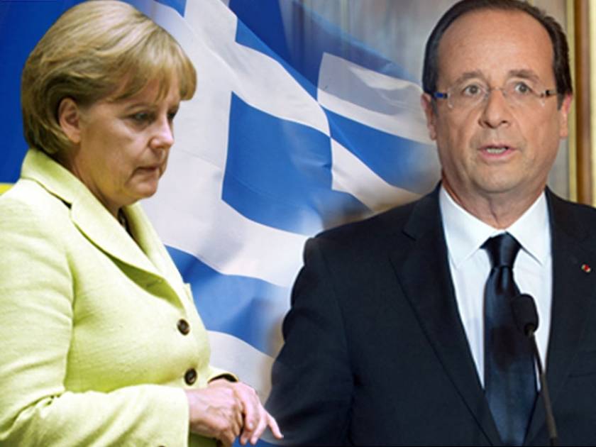 FΤ: Μέρκελ και Ολάντ αναζητούν κοινή γραμμή για την Ελλάδα