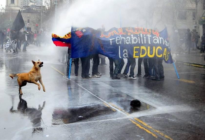 Χιλή: 113 συλλήψεις φοιτητών σε συλλαλητήριο