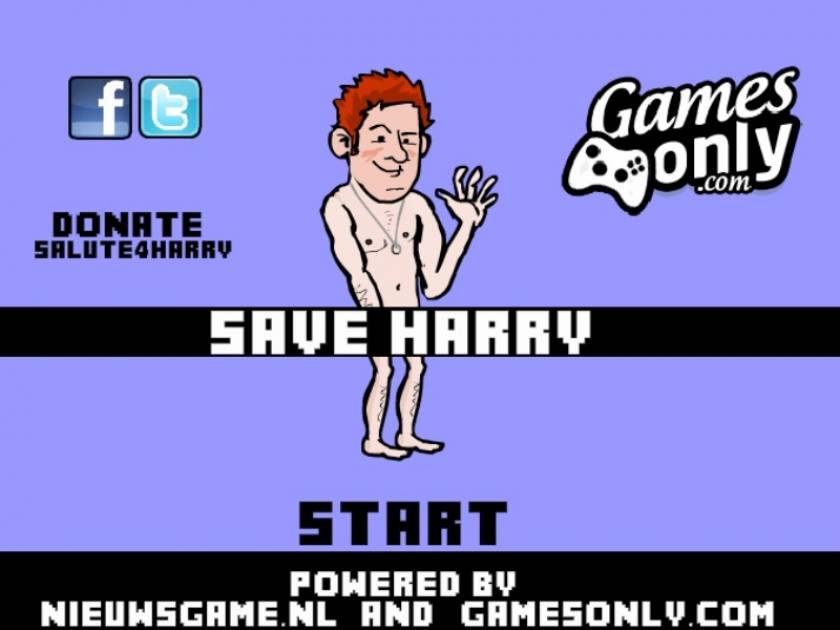 Παιχνίδι: Βγάλε τον γυμνό πρίγκιπα Χάρυ από το ξενοδοχείο