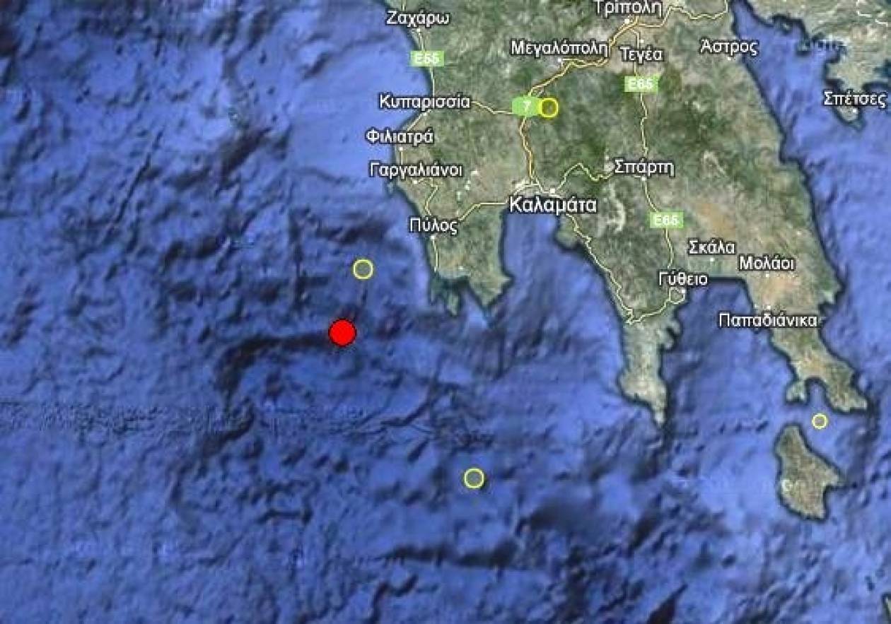 Σεισμός 4,0 Ρίχτερ στο Ιόνιο Πέλαγος