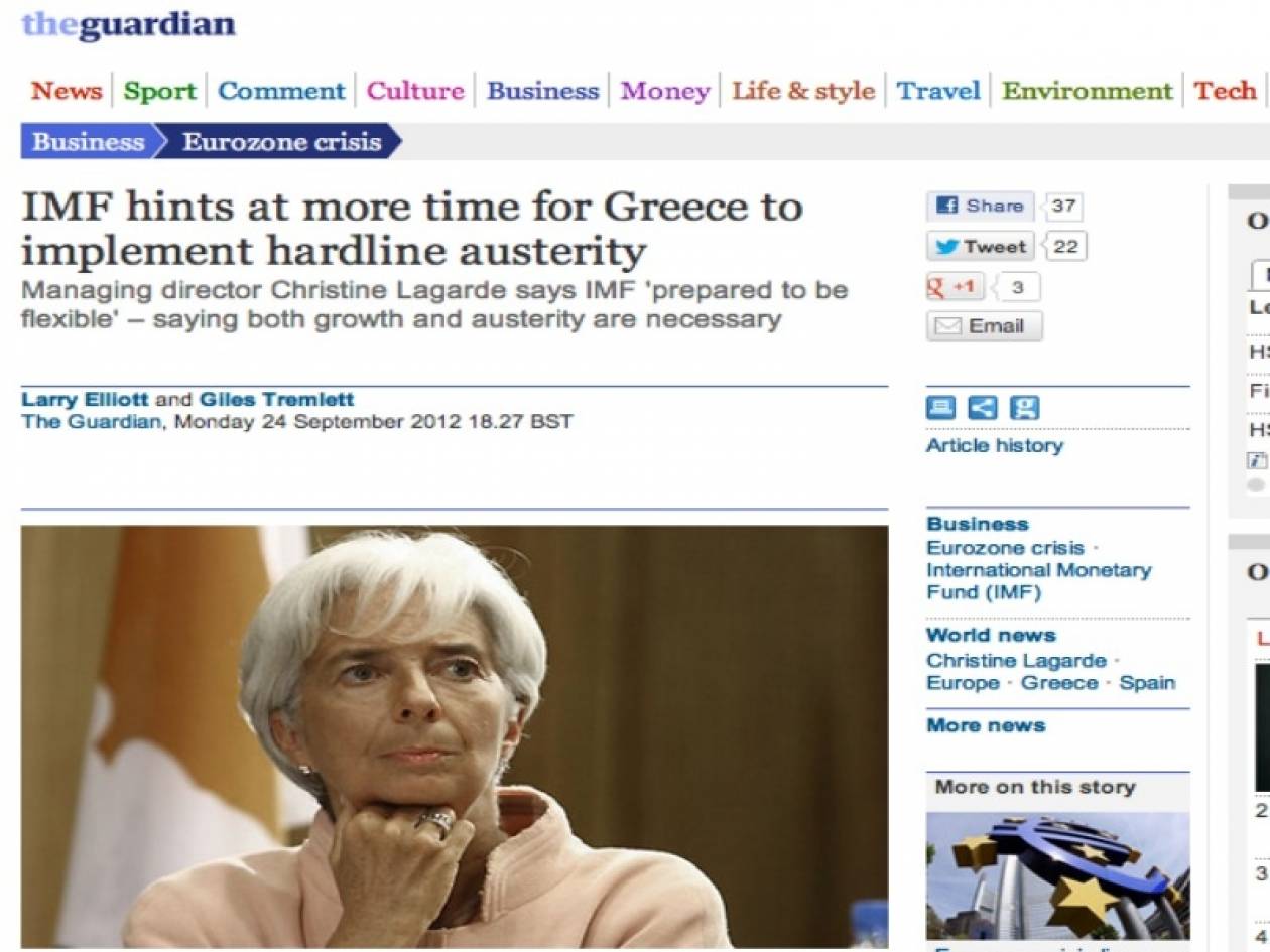 «Το ΔΝΤ επιθυμεί την αποτυχία των μέτρων στην Ελλάδα»