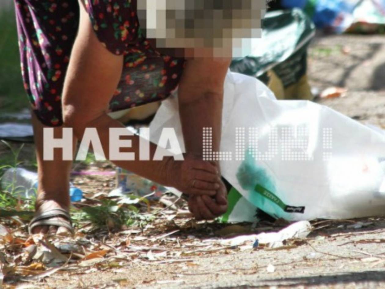 Εικόνες ΣΟΚ στην Ηλεία: Μαζεύουν τα σκόρπια φασόλια από το δρόμο