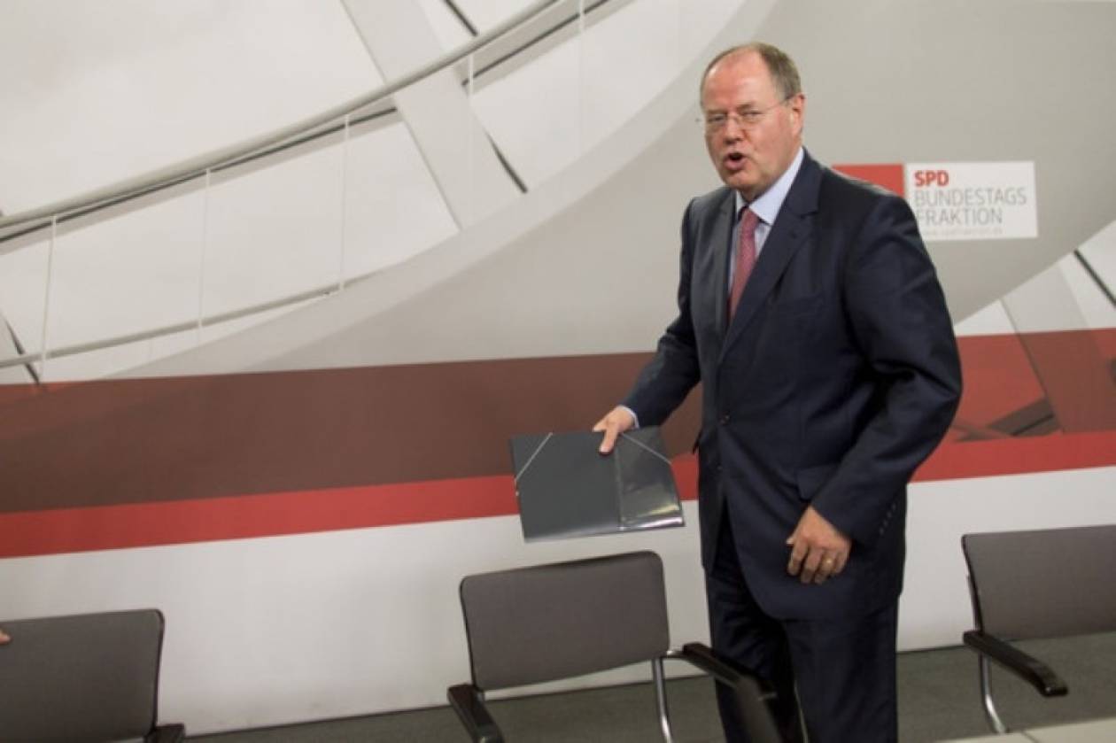 Bild: Υποψήφιος του SPD για την καγκελαρία ο Πέερ Στάινμπρουκ