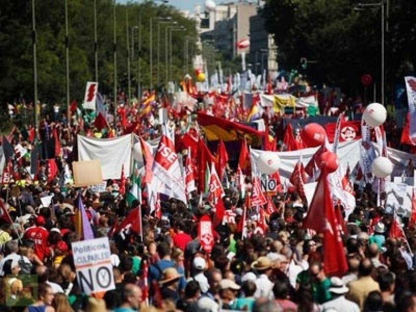 Μαδρίτη: Νέα μεγάλη διαδήλωση κατά της λιτότητας