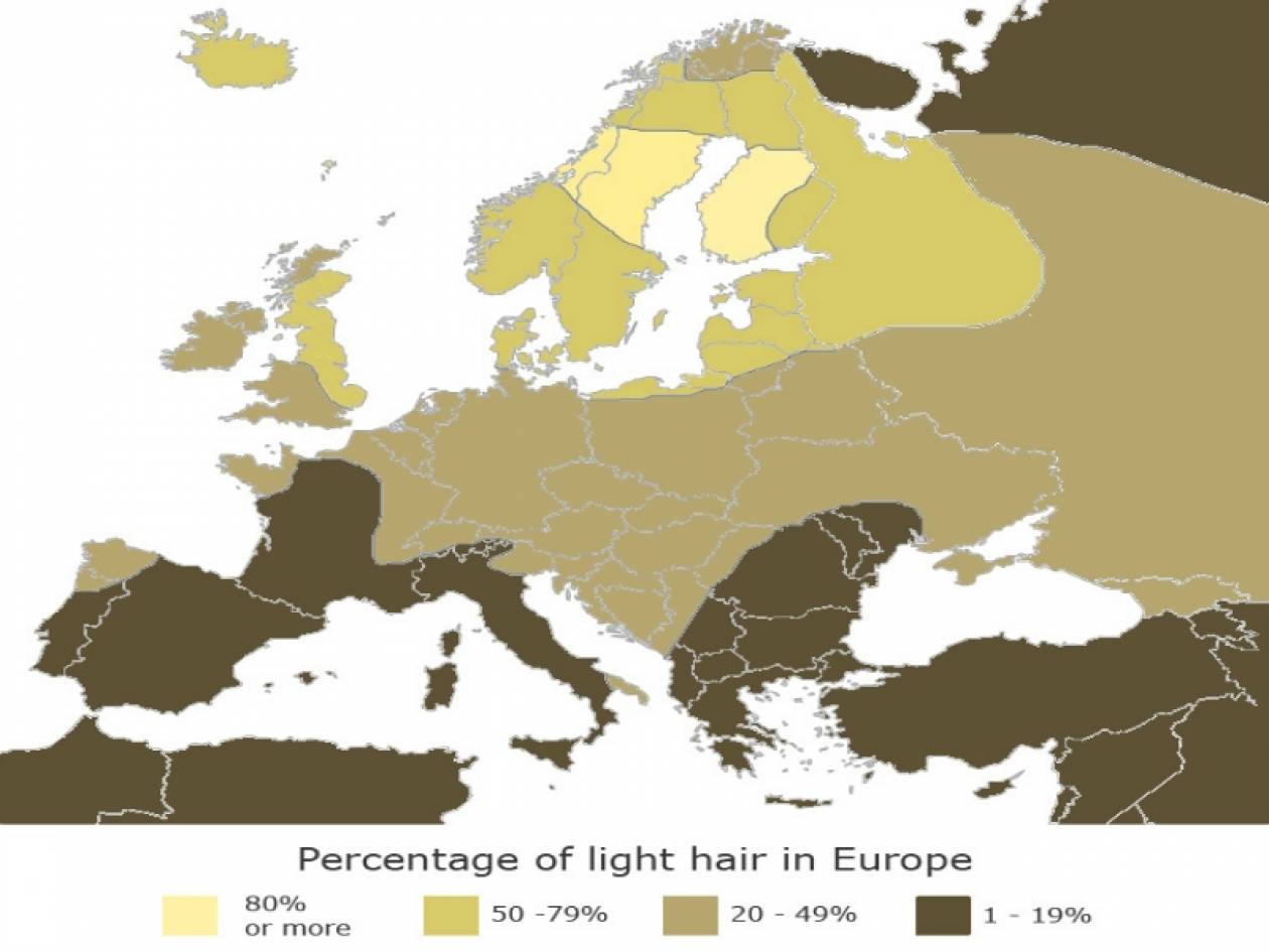 Που θα βρείτε ξανθιές στην Ευρώπη;