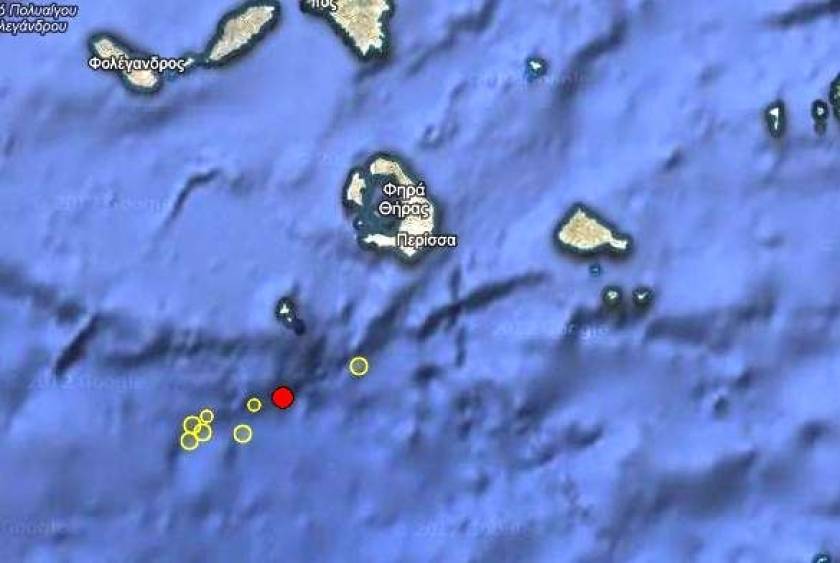 Σεισμός 4,2 Ρίχτερ ανατολικά της Καρπάθου
