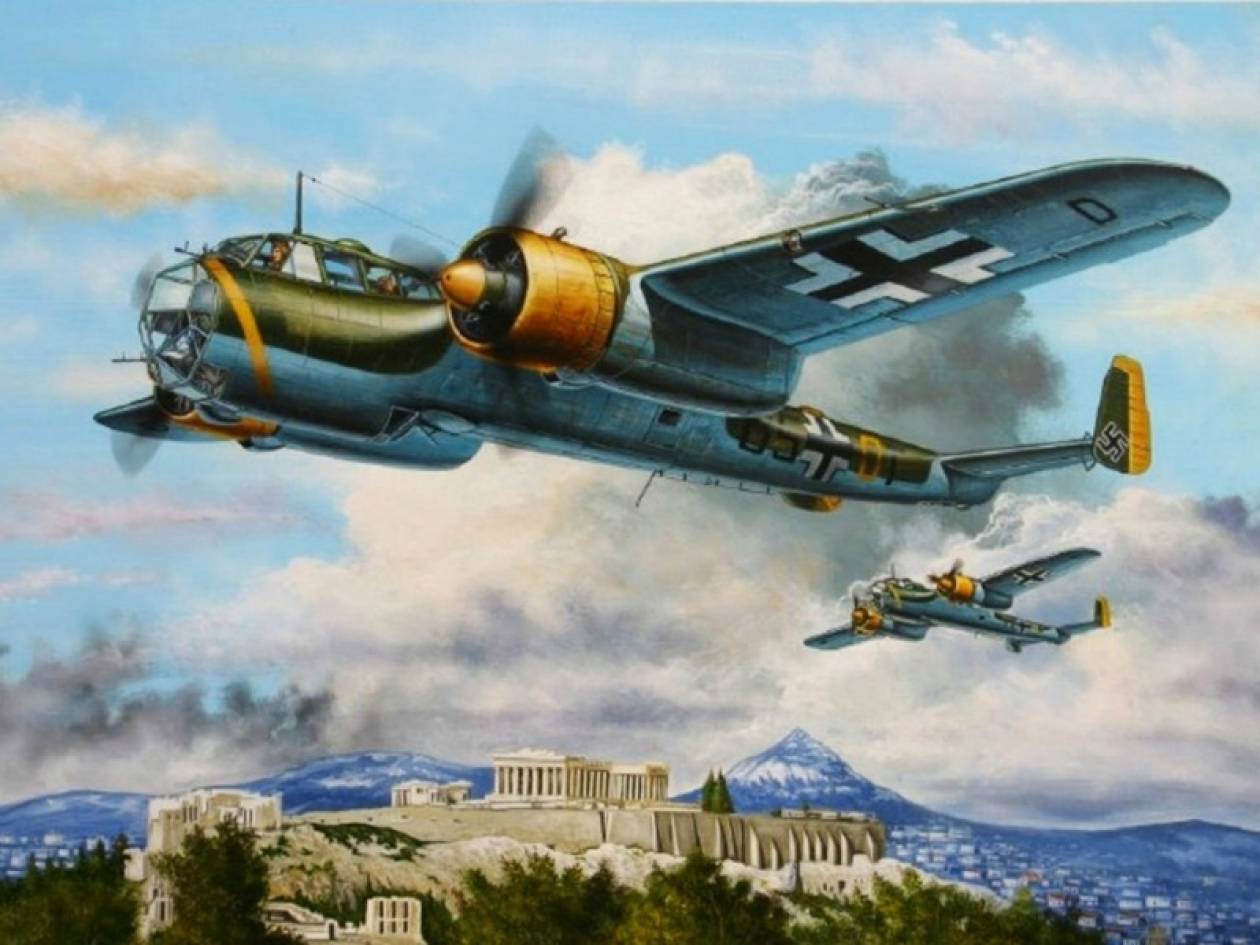Σαν σήμερα: Οι Γερμανοί βομβαρδίζουν την Αθήνα πριν την εγκαταλείψουν
