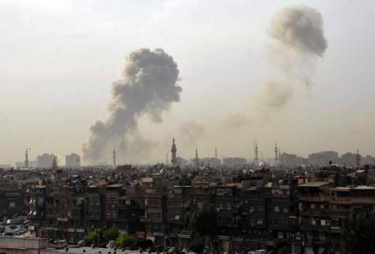 Ισχυρή έκρηξη στο κέντρο της Δαμασκού