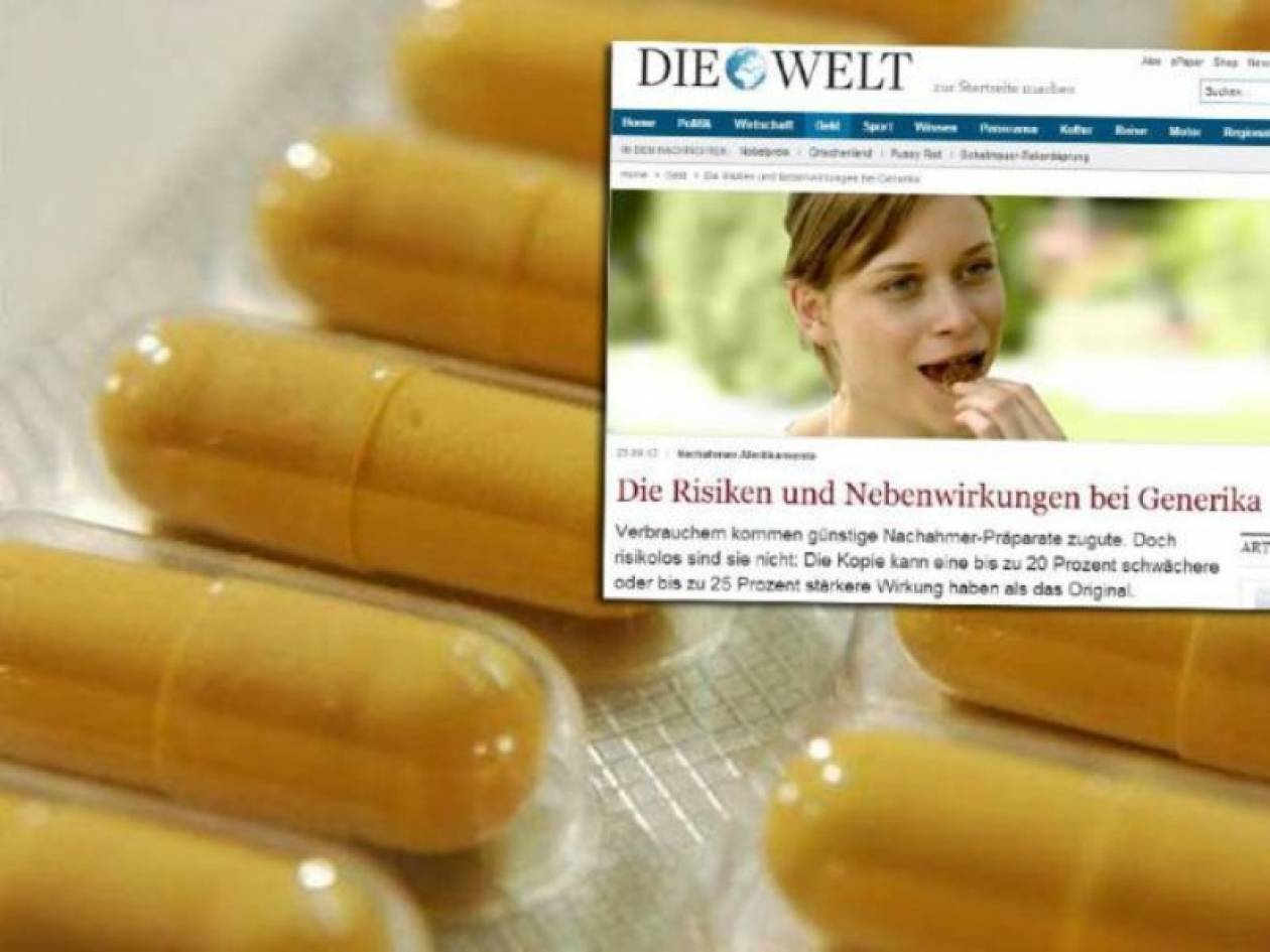 The anonymous generics are dangerous…says your Welt Ms Merkel!