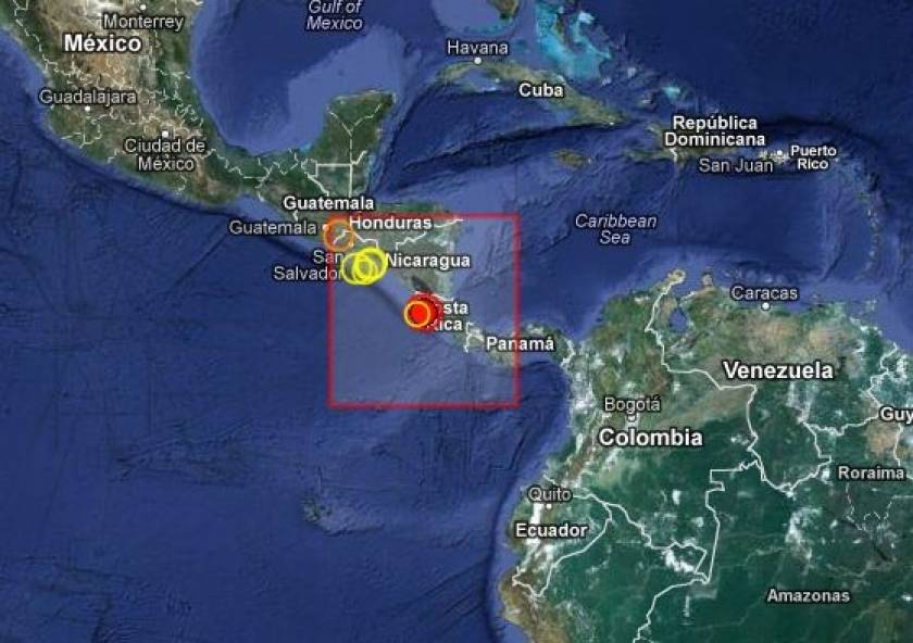 Σεισμός 6,5 Ρίχτερ στη Κόστα Ρίκα