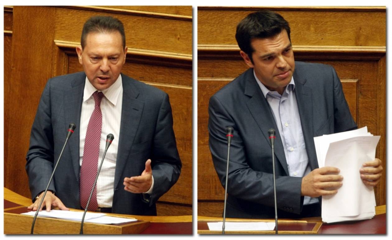 Σκληρή αντιπαράθεση Τσίπρα – Στουρνάρα στη Βουλή