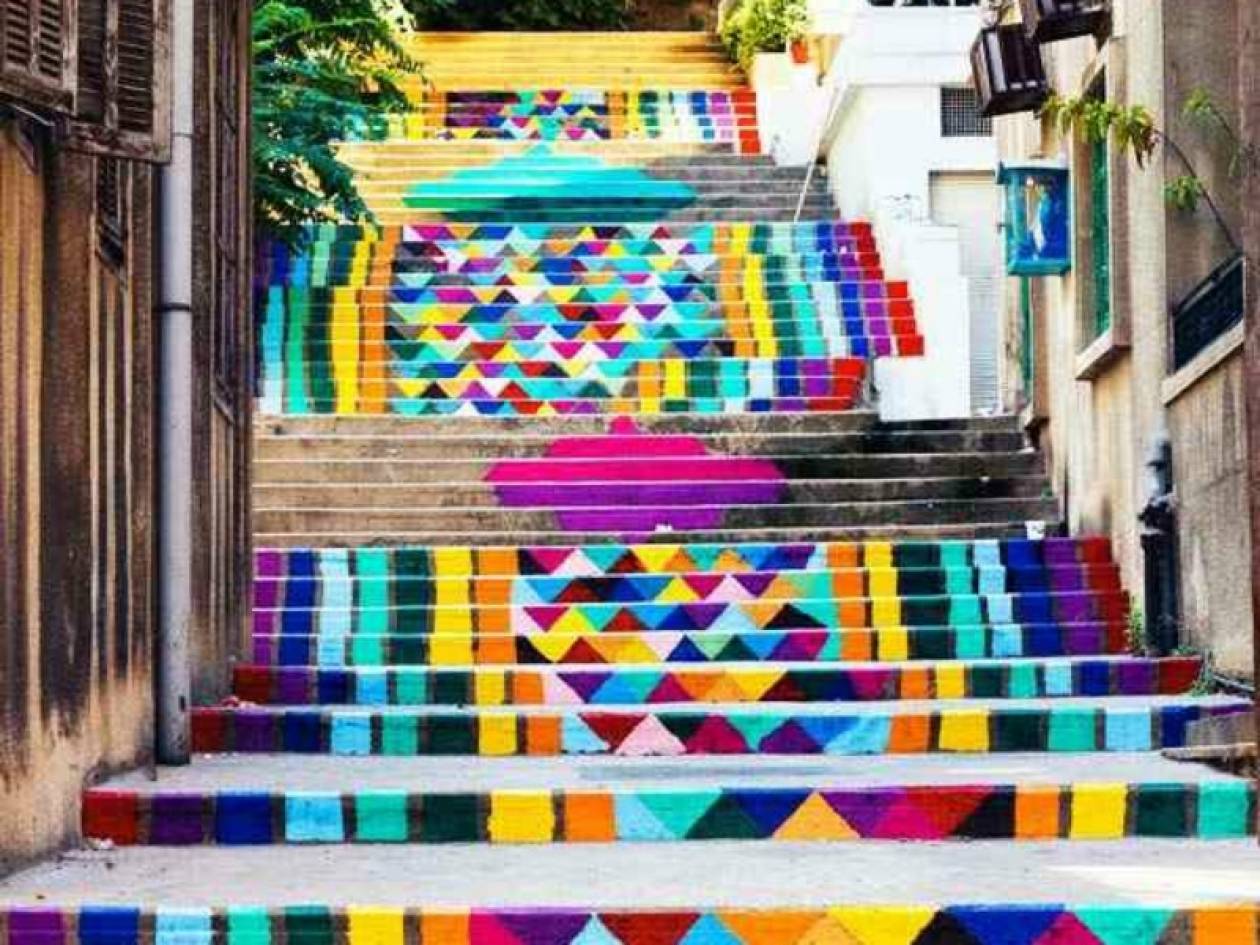 Δημόσιες σκάλες... έργα τέχνης! (pics)