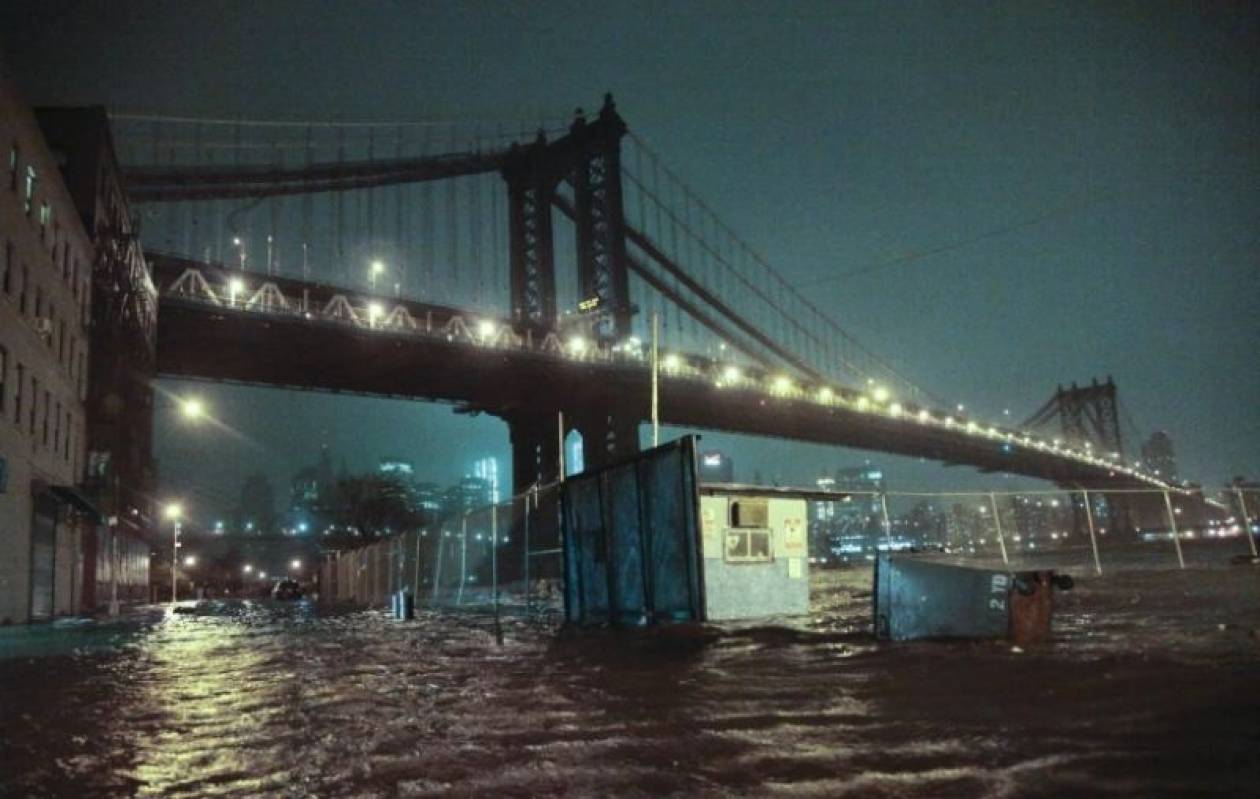 Η Νέα Υόρκη χτυπημένη από τον τυφώνα Σάντι (φωτο)