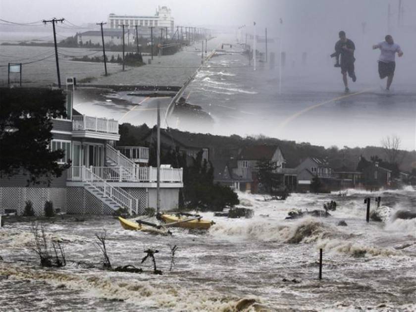 Τυφώνας Σάντι: Έσπασε φράγμα στο Νιου Τζέρσι