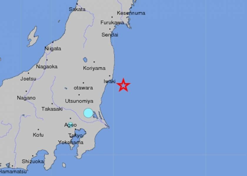 Σεισμική δόνηση έπληξε την Ιαπωνία