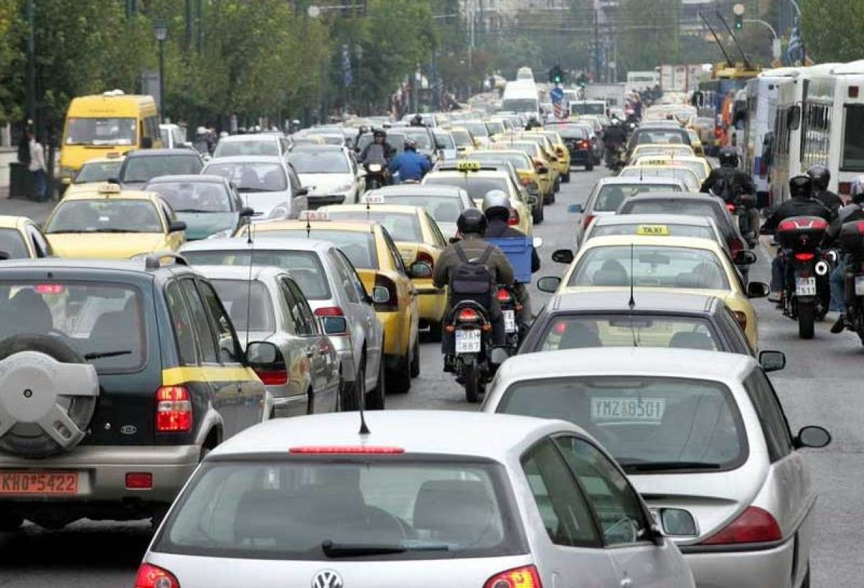 Κυκλοφοριακά προβλήματα στους δρόμους της Αθήνας