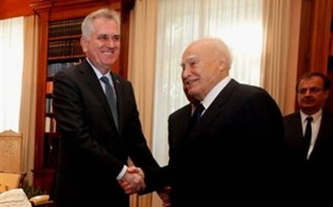 Τις φιλικές σχέσεις Ελλάδας-Σερβίας, επιβεβαίωσαν Παπούλιας-Νίκολιτς