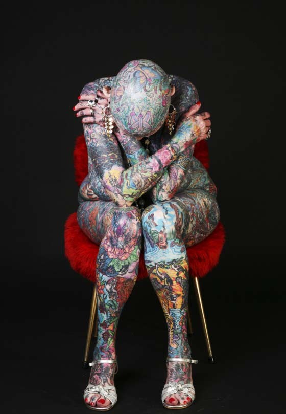 Η γυναίκα με τα περισσότερα τατουάζ στον κόσμο