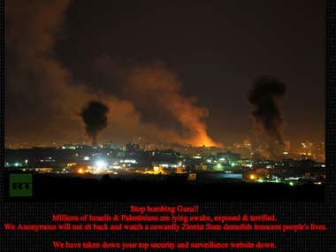 Anonymous: «Μπήκαν» στον πόλεμο Ισραήλ-Χαμάς