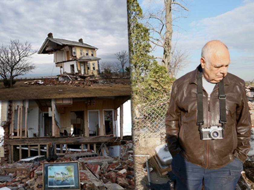 Το σπίτι που έσκισε στα δύο ο τυφώνας Σάντι ανήκει σε ομογενή
