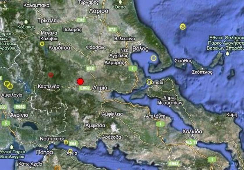 Σεισμός 3,7 Ρίχτερ στη Φθιώτιδα
