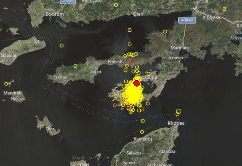 Σεισμός 3,9 Ρίχτερ στη Σύμη